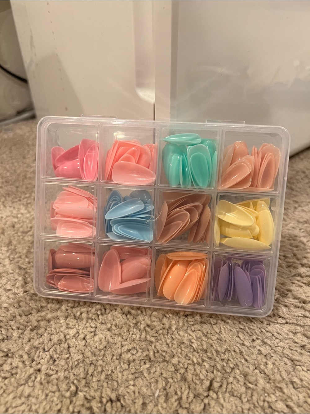 12 Assorted Pastel Press-on Nails